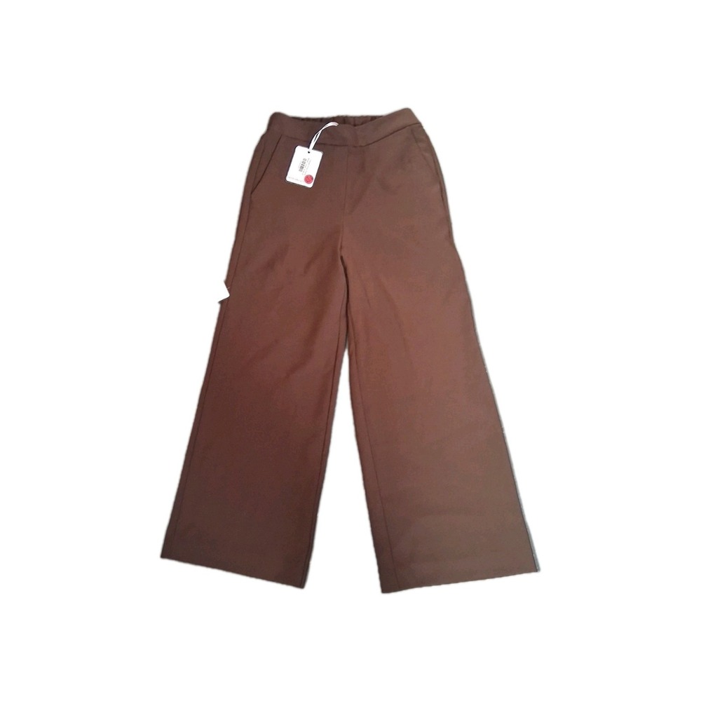 LaRoque Women's Carson Cropped Brown Trousers Size Small NWT